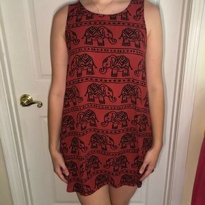 Forever 21 Elephant Print Dress
